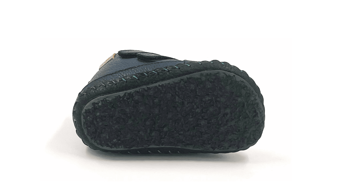 First-walker Barefoot Winter Booties "Redstart 2" (navy)