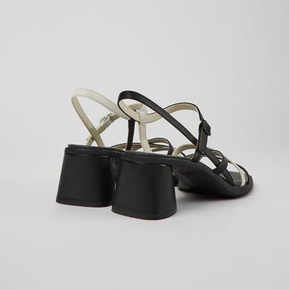 Twins Womens Sandals (black and white)