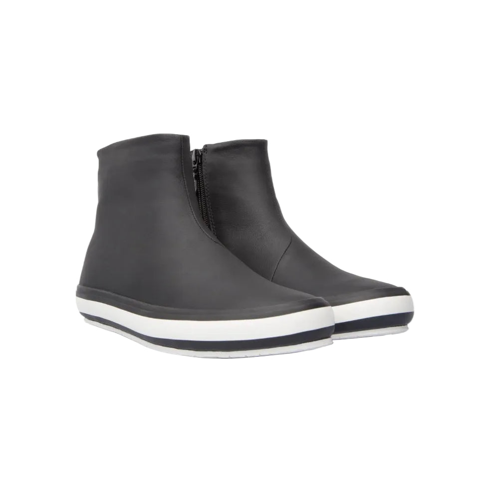 Camper Portol High-top boots (black/white)