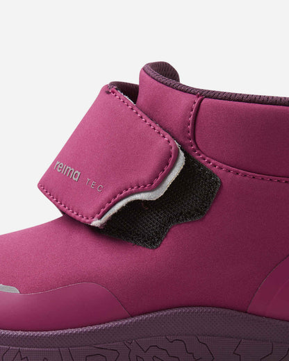 ReimaTec Hyppii Toddlers' barefoot boots (burgundy)