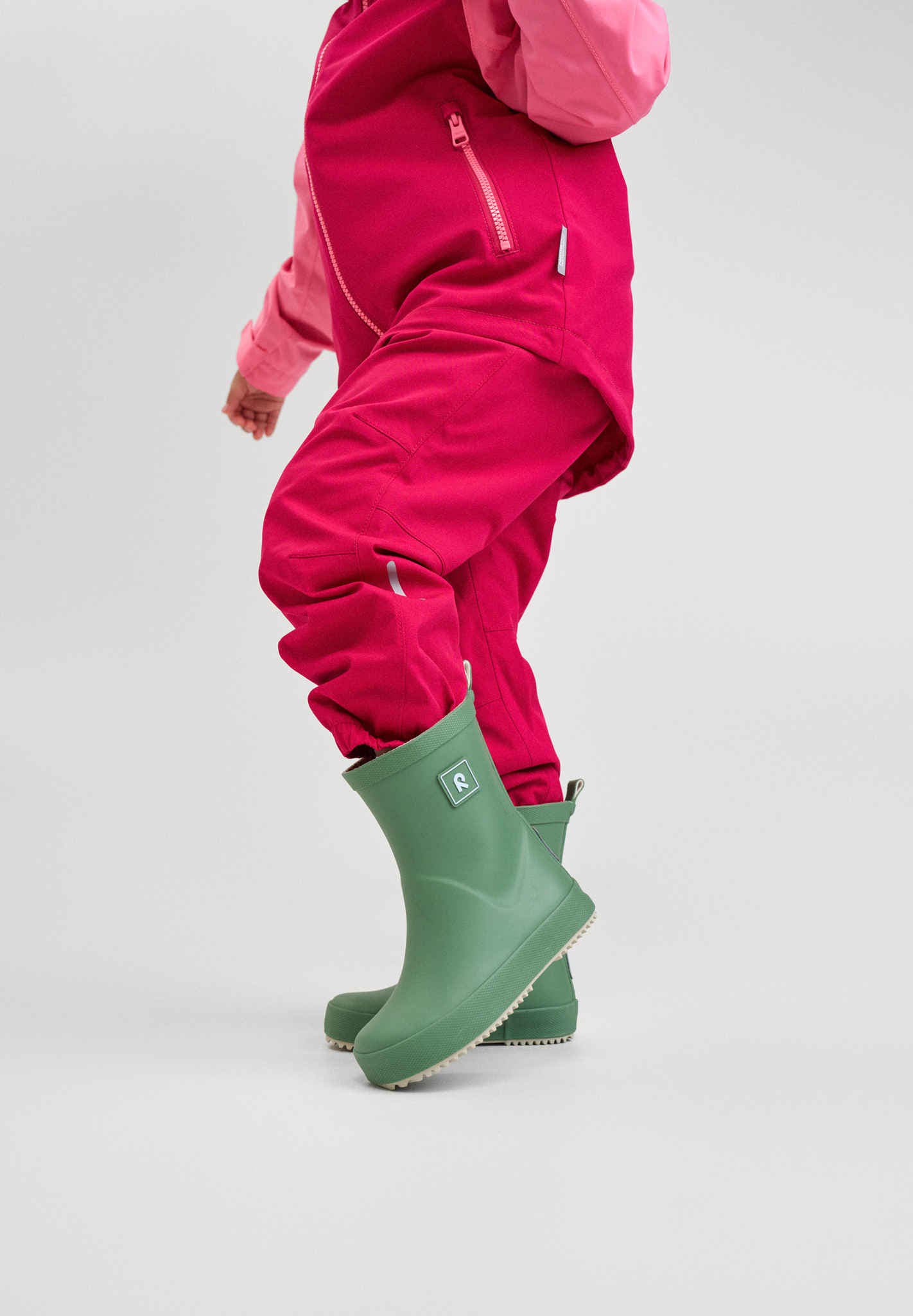 Ankka Kids' Barefoot Rain Boots (green)