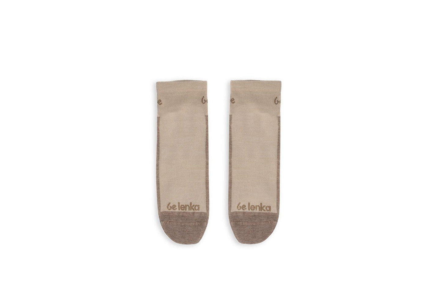 Barefoot socks Crew Merino wool (beige)