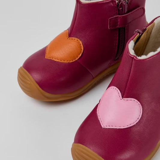 Peu Twins Ankle Boots For Kids (pink)