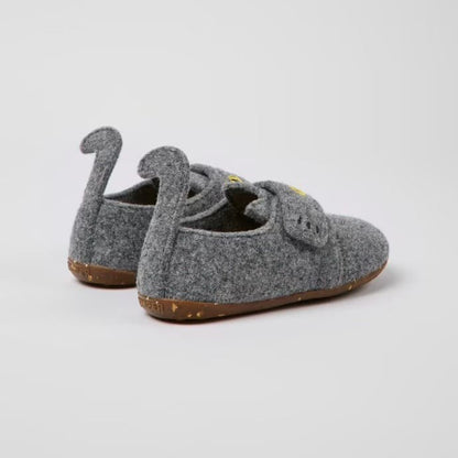 Twins Cat Slippers (gray)
