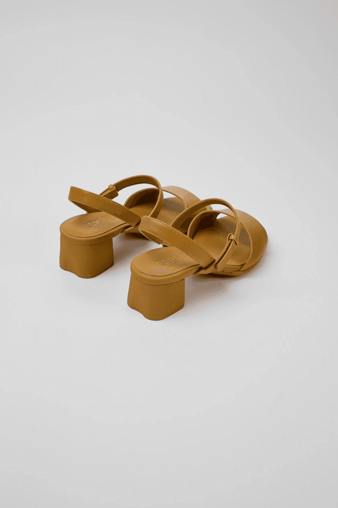 Katie Leather Sandals for Women (brown)