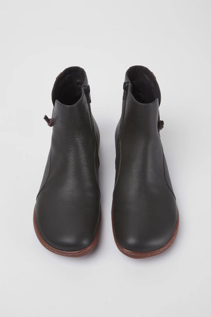 Peu Womens Ankle Boots (dark grey leather)