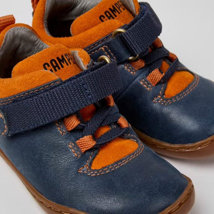 Peu Sneakers For Kids (navy & orange)