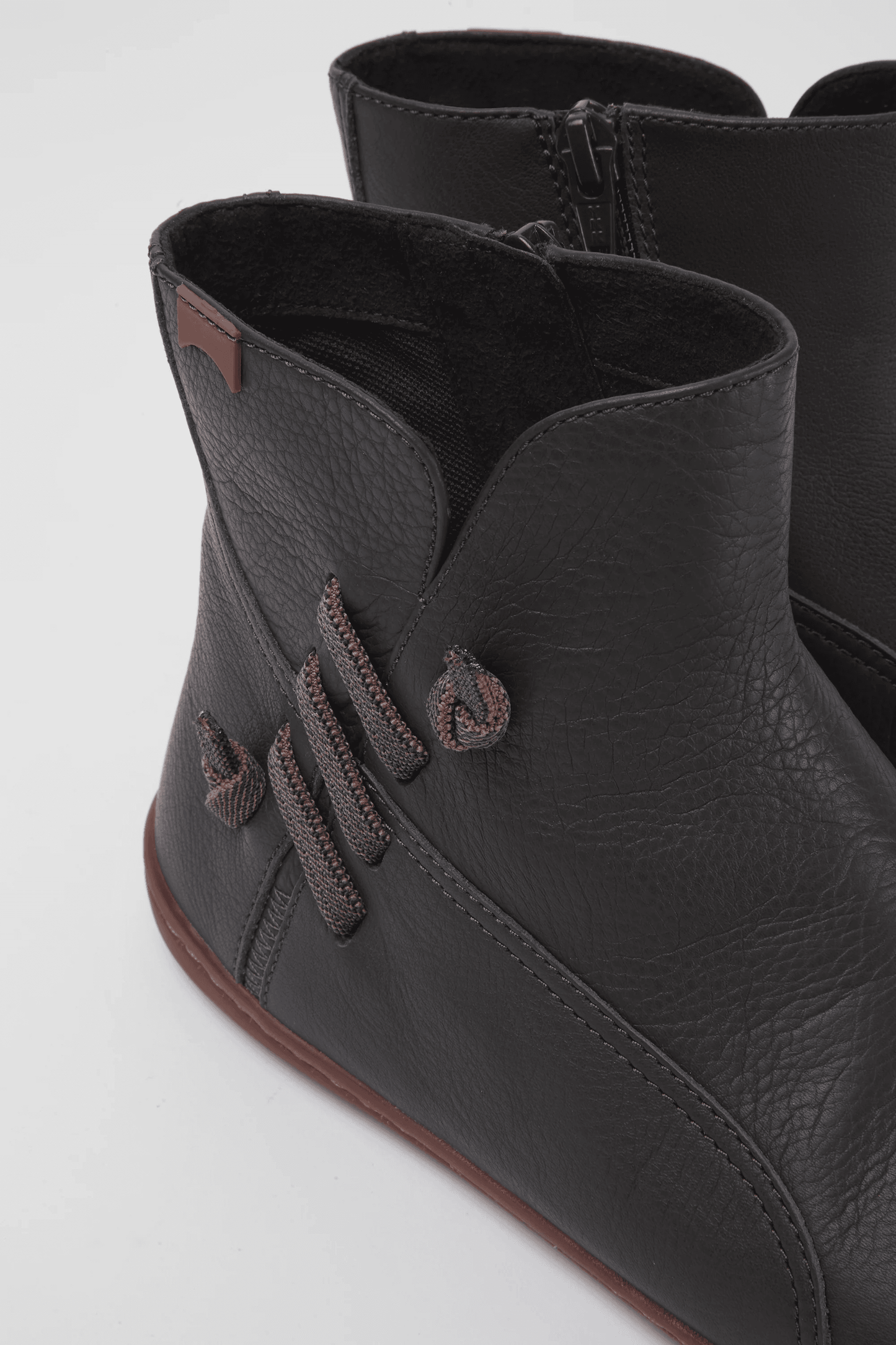 Peu Womens Ankle Boots (dark grey leather)