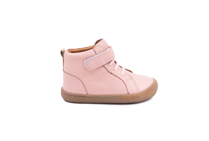 Barefoot Leather Ankle Boots for Kids “Jay Lite 2" (pink)