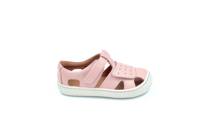 Barefoot Leather Sandals for Kids "Sanderling NEW" (pink)
