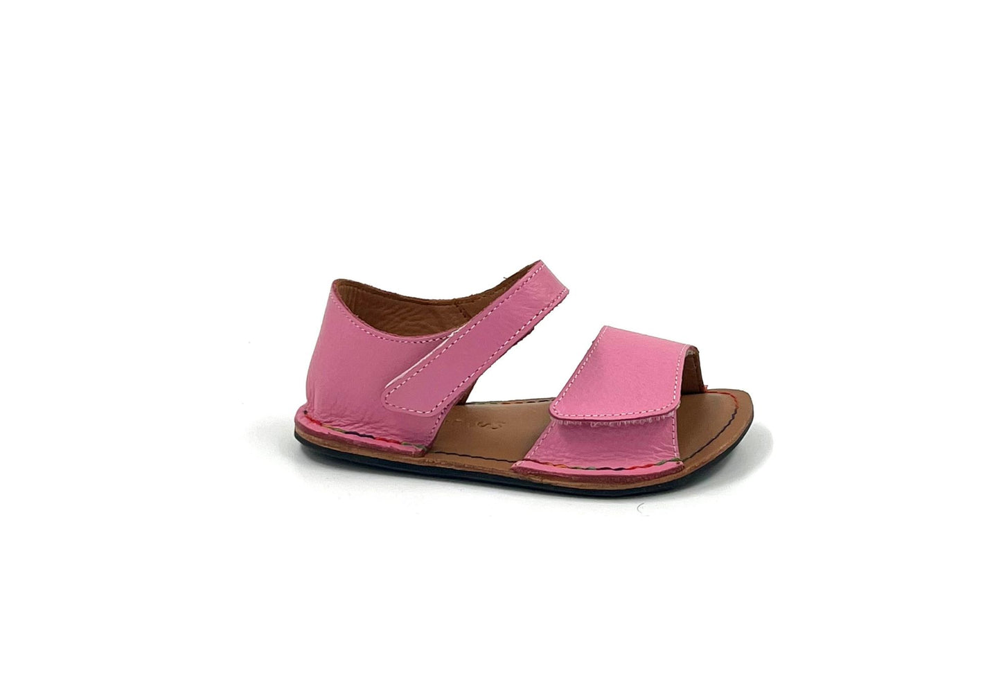 Barefoot Leather Sandals for Kids "Sparrow" (bright pink)