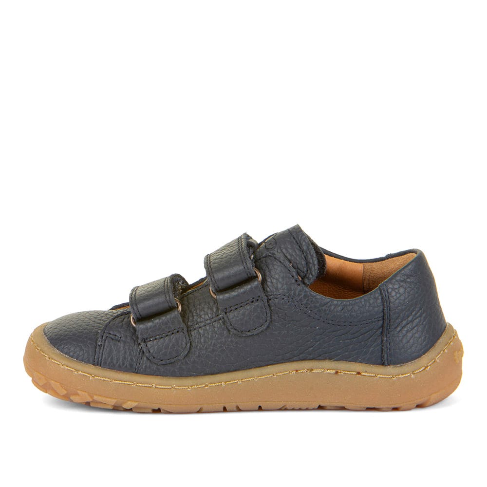 Leather Kids Sneakers (navy)