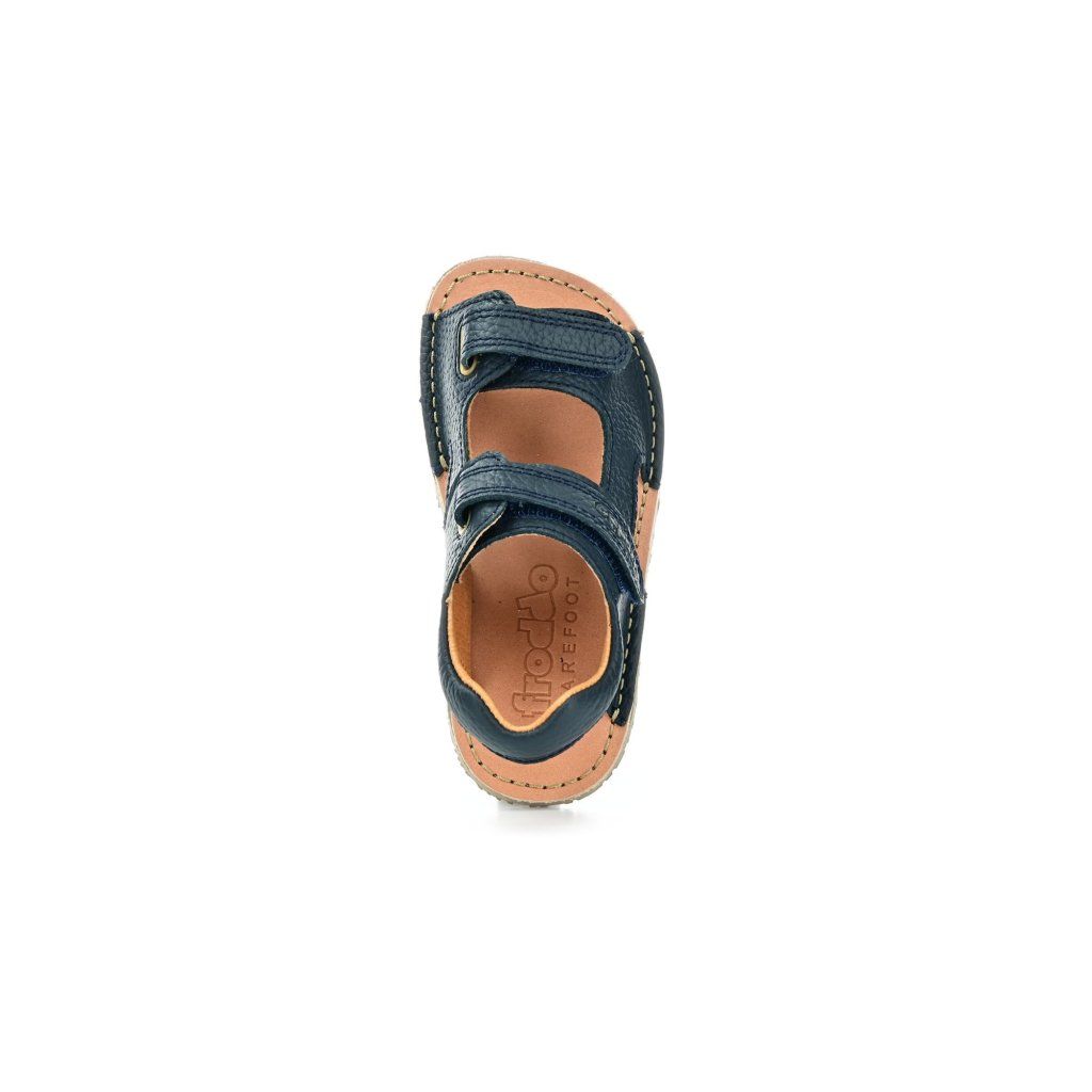 Froddo Flexy Mini bērnu sandales tumši zilā krāsā skatā no augšas