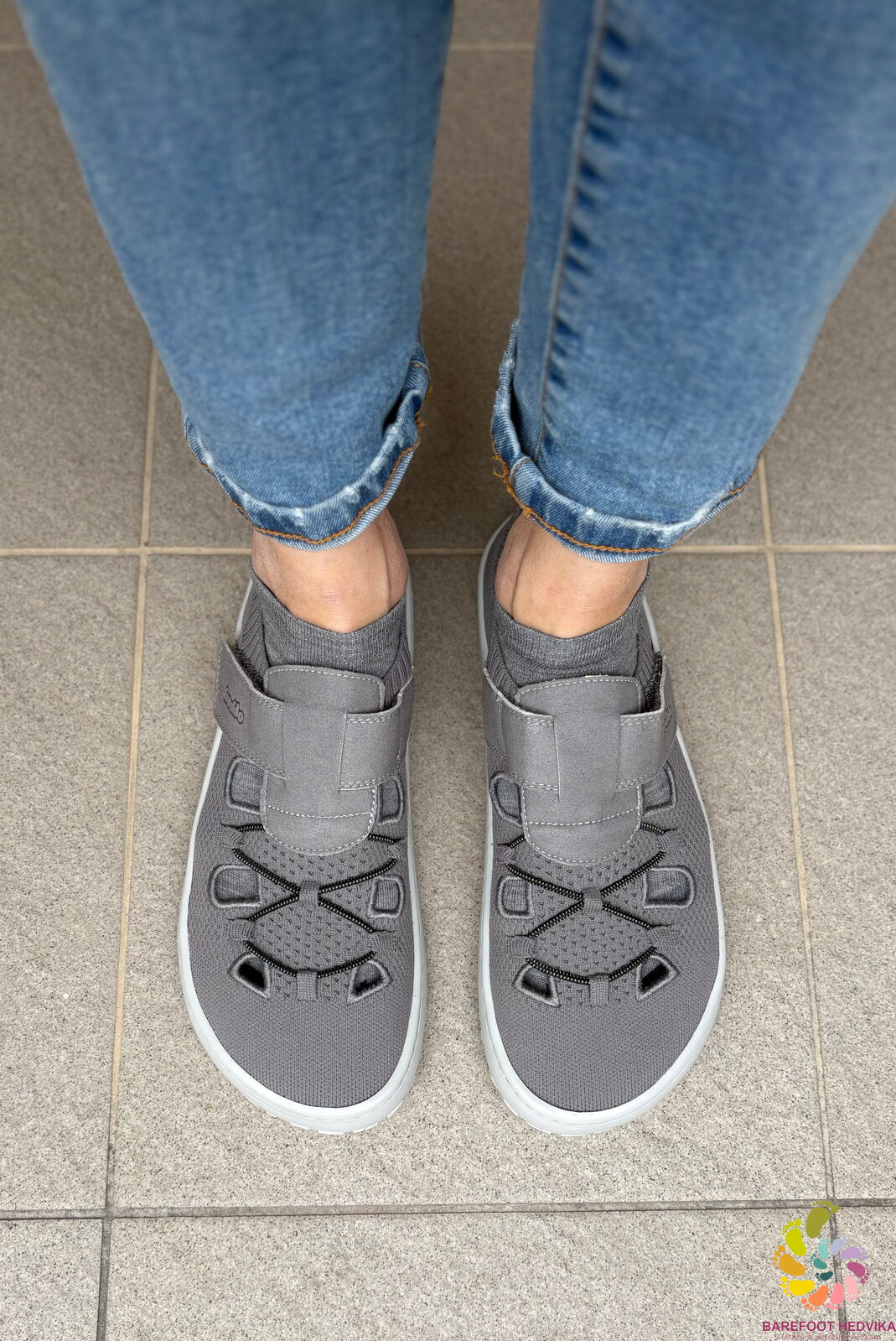 Froddo Light Sandal bērnu sandales pelēkas, dzīvesstila skats no augšas