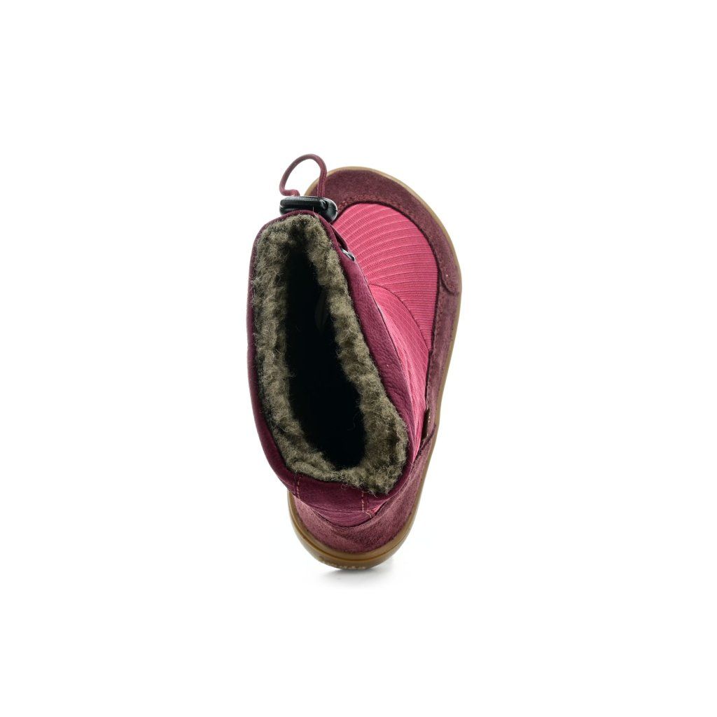 Froddo Up Tex Snow Wool ziemas zābaki bordo, skats no augšas