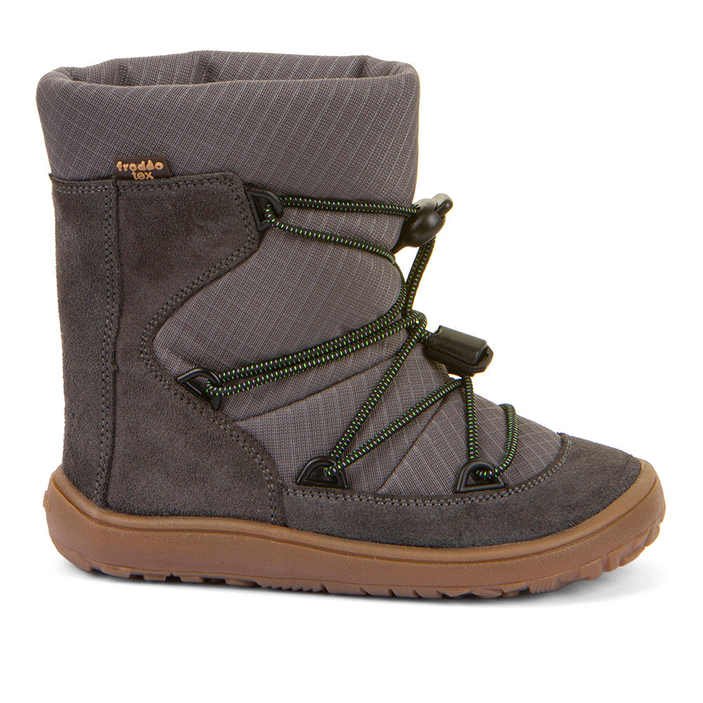 Froddo Tex Track Wool ziemas zābaki pelēki, sānskats