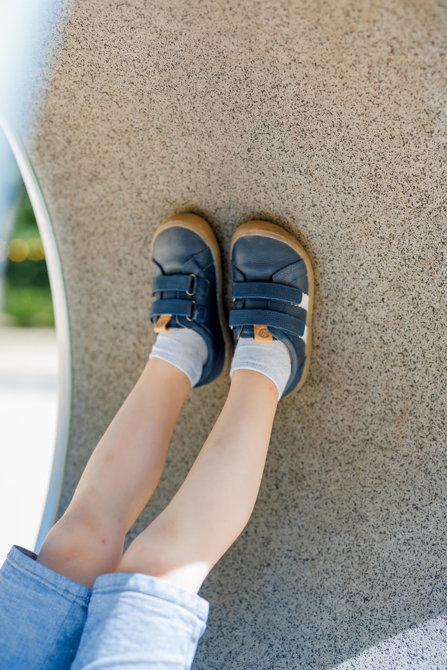 Barefoot Sneakers for Kids "Woodpecker" (navy)
