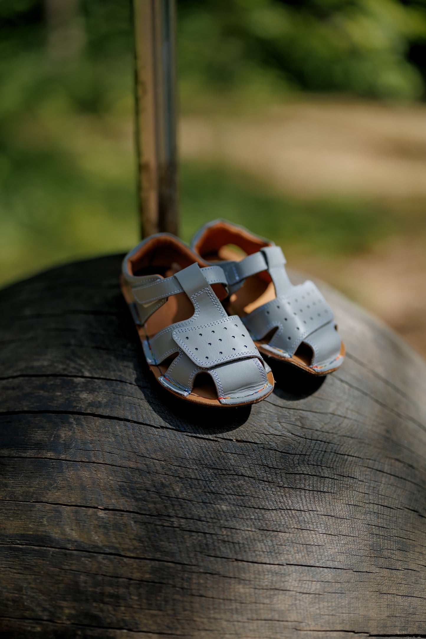 Barefoot Sandals for Kids "Sanderling" (grey)