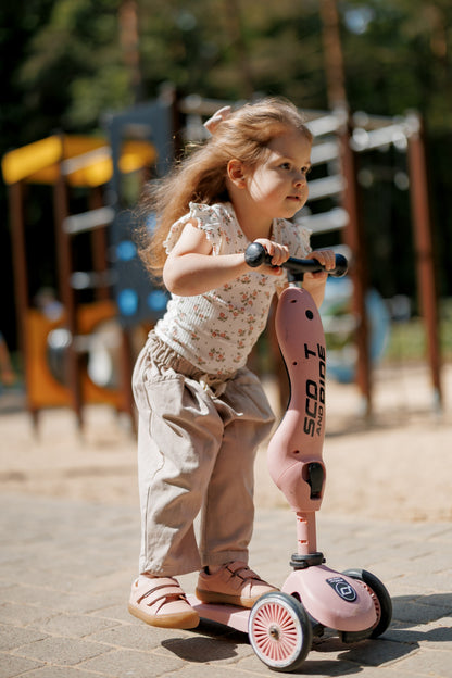 Barefoot Leather Sneakers for Kids "Snipe" (pink)