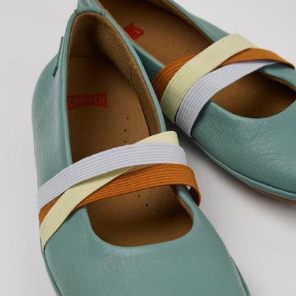 Twins Ballerinas (blue & multicolor)