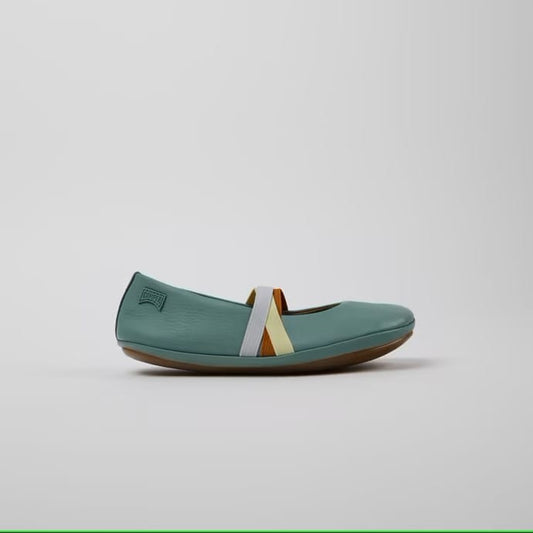 Twins Ballerinas (blue & multicolor)