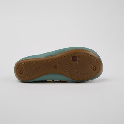 Twins Ballerinas (blue & multicolor)