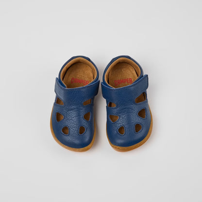 Peu Leather Closed Sandals for kids (blue)