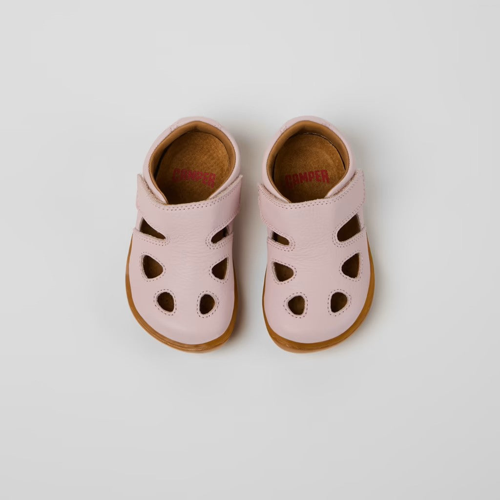 Peu Leather Closed Sandals for kids (pink)