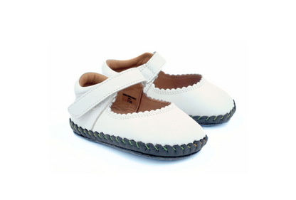 First-walker Barefoot Sandals "Little Dove" (white)