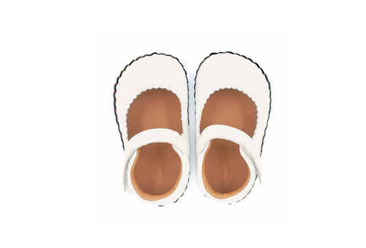 First-walker Barefoot Sandals "Little Dove" (white)