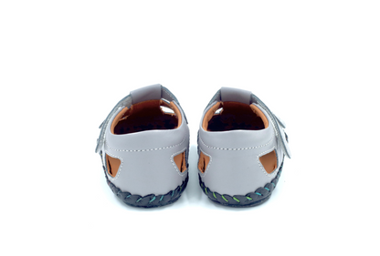 First-walker Barefoot Sandals "Little Sanderling" (grey)