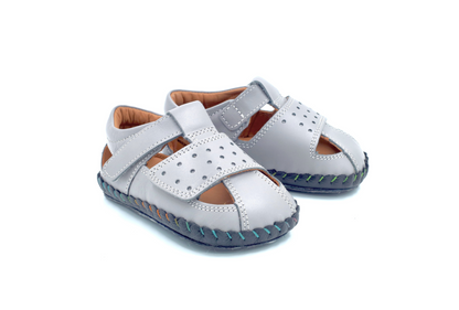 First-walker Barefoot Sandals "Little Sanderling" (grey)