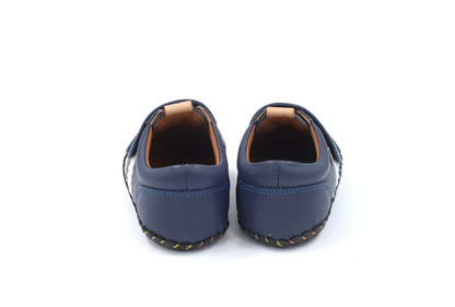 First-walker Barefoot Sneakers "Little Woodpecker" (navy)