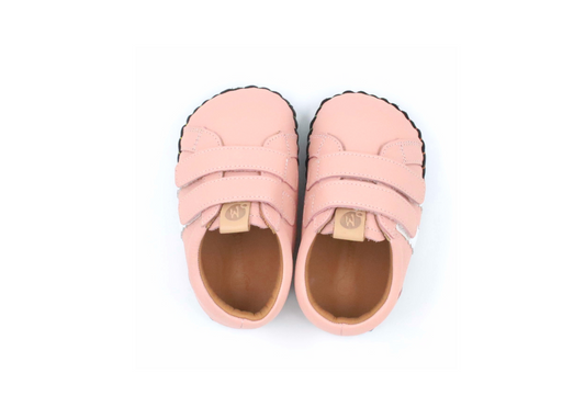 First-walker Barefoot Sneakers "Little Woodpecker" (pink)