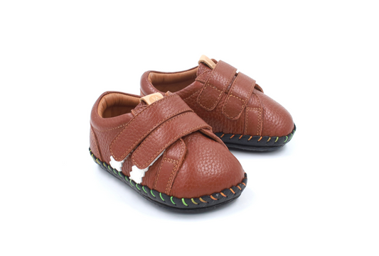 First-walker Barefoot Sneakers "Little Woodpecker" (tan)