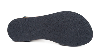 Barefoot Leather Sandals for Women "Crane'' (transformative teal)