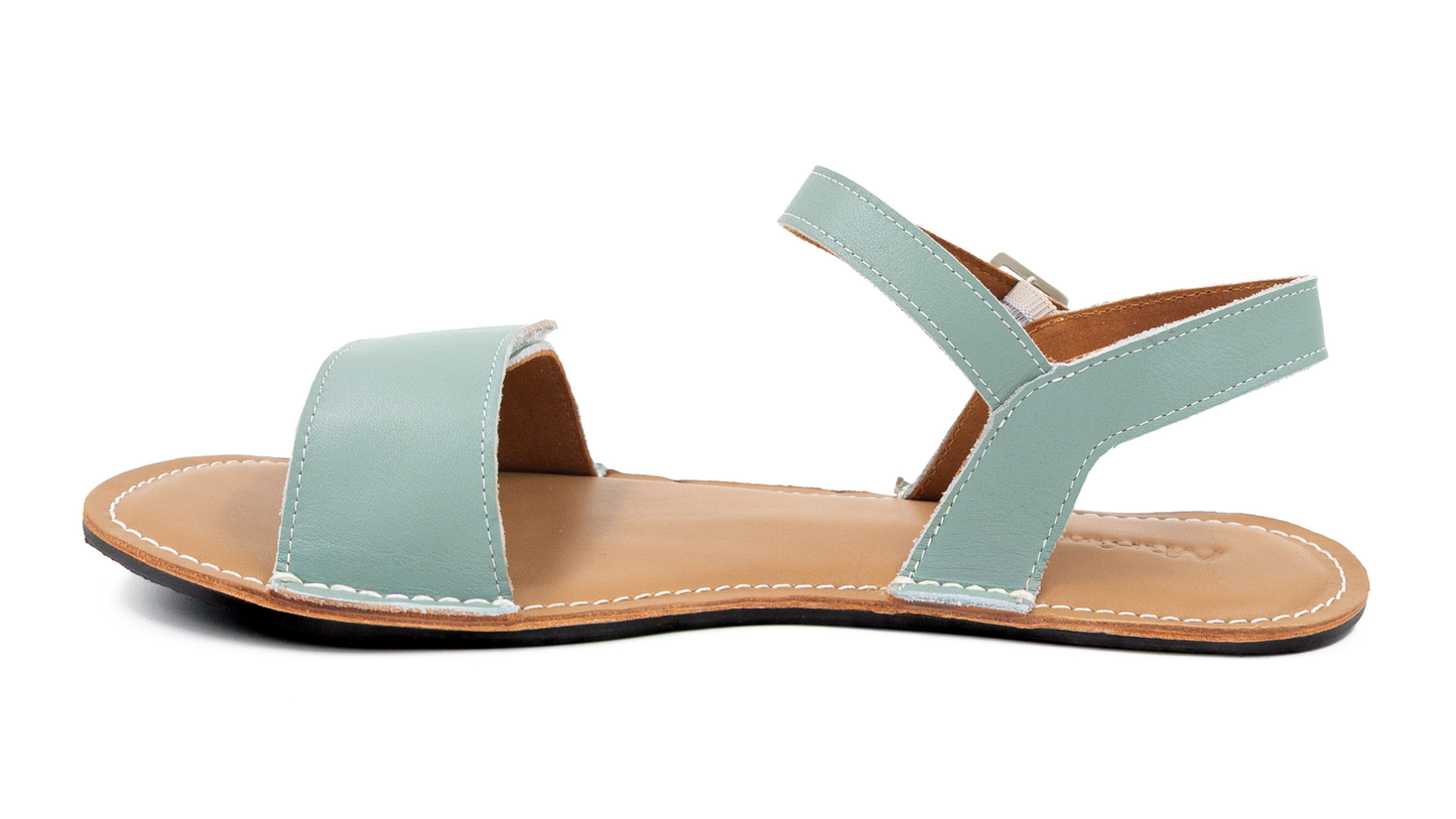 Barefoot Sandals for Women "Ibis" (sage green)