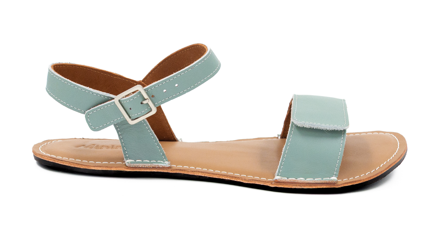 Barefoot Sandals for Women "Ibis" (sage green)