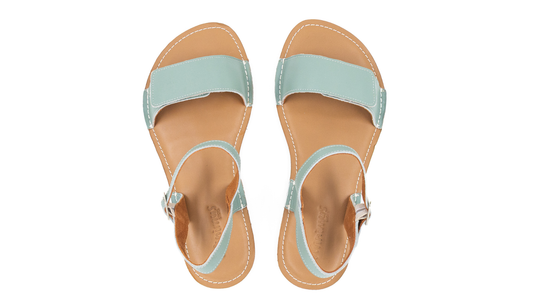 Barefoot Sandals for Women "Ibis" (sage green)
