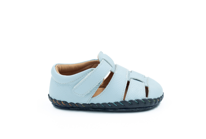 First-walker Barefoot Sandals "Little Kingfisher" (baby blue)
