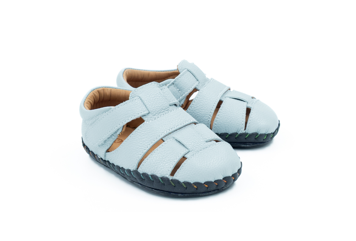 First-walker Barefoot Sandals "Little Kingfisher" (baby blue)