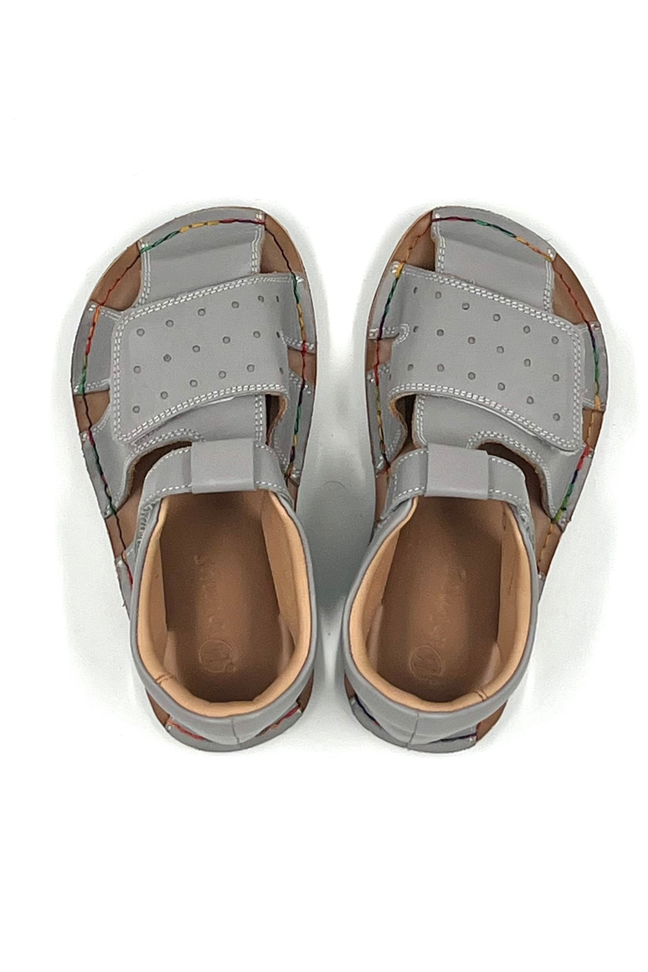 Barefoot Sandals for Kids "Sanderling" (grey)