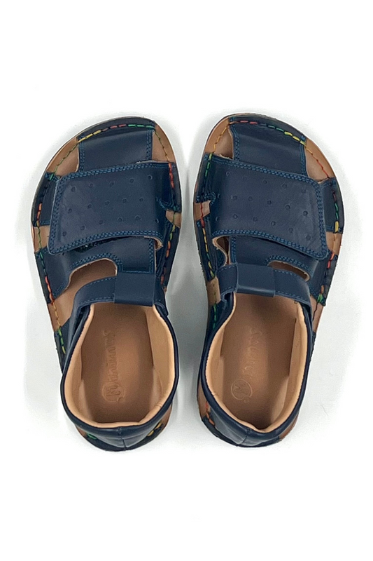 Barefoot Sandals for Kids "Sanderling" (navy)