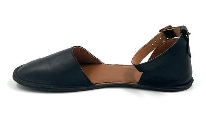 Barefoot Leather Shoes for Women "Teal" (black)