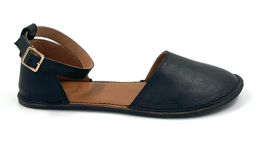 Barefoot Leather Shoes for Women "Teal" (black)