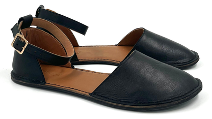 Barefoot Leather Shoes for Women "Teal" (black)