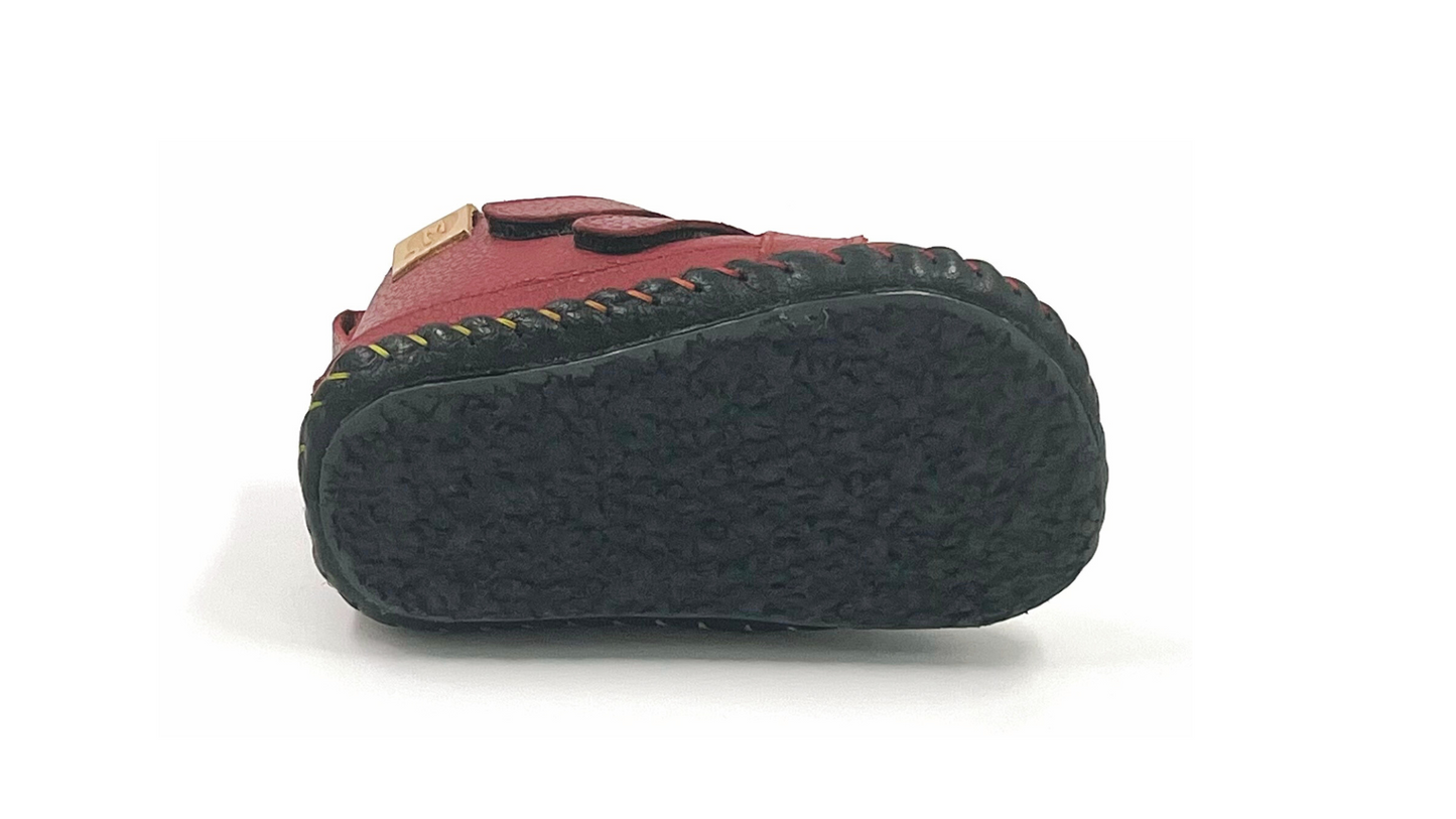 First-walker Barefoot Winter Booties "Redstart 2" (red)