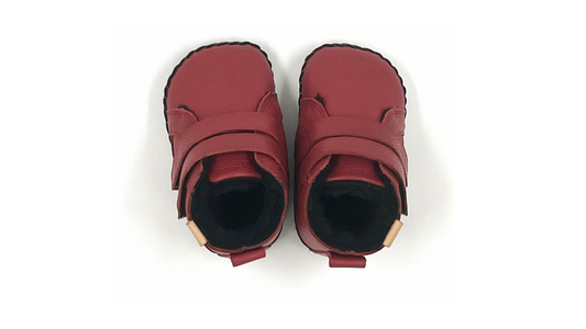 First-walker Barefoot Winter Booties "Redstart 2" (red)
