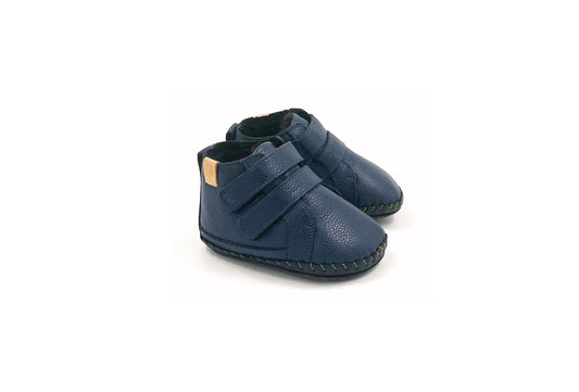 First-walker Barefoot Winter Booties "Redstart 2" (navy)