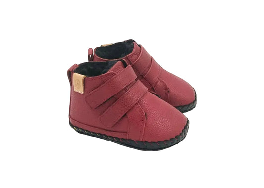 First-walker Barefoot Winter Booties "Redstart 2" (red)
